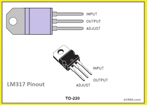 پایه های LM317