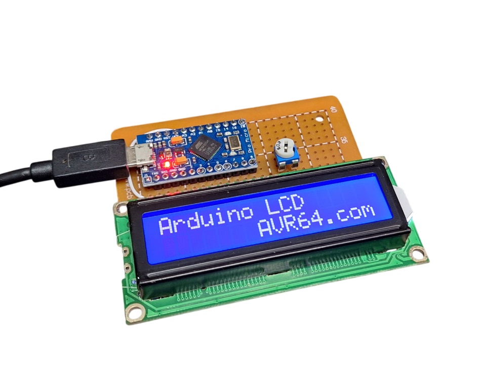 نحوه اتصال LCD به آردوینو